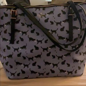 *RARE* Maya Emma Lane Cat Print Tote